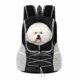 Pawaboo Pet Dog Carrier Backpack, Puppy Dog Travel Front Carrier for Small Medium Dogs Cats, Adjustable Breathable Dog Carrying Backpack with Safety Strips for Hiking, Walking (Black L Up to 14 lbs) Black Large-Up to 14lbs product image