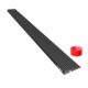 Ruedamann 0.8" Rise PVC Threshold Ramp for Doorways, 1700 lbs Load Capacity, Odor-Free & Cuttable Door Threshold Ramp for Wheelchair, Scooter, Stroller, Curb, and Tile, Indoor & Outdoor Use, Black Black 3/4" product image