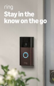 Ring Battery Doorbell (newest model), Home or business security with Head-to-Toe video, Live View with Two-Way Talk, and Motion Detection & Alerts, Venetian Bronze Venetian Bronze 1 Doorbell product image