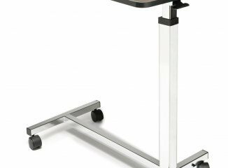 Lumex Everyday Overbed Table with Wheels, 28-44" Height, GF8902 product image