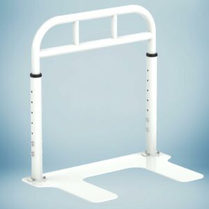 Bed Rail for Elderly Adults Safety, Heavy Duty Bed Rail with 6 Adjutsable Heights, Bed Assist Rail for Seniors, Twin, Queen, King Size Bed (400 LBS Loading, White) product image