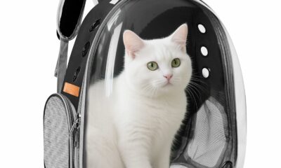 Cat Carrier Backpack, Cat Carrier Backpack for Small Medium Cat Puppy Dog, Transparent Space Capsule Pat Carrier Backpack, Airline-Approved Pet Carrier, Designed for Travel Hiking Walking Camping product image