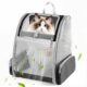 Cat Backpack Carrier, Pet Backpack Carrier Cats and Small Dogs, Collapsible Fully Ventilation Cat Backpack for Outdoors Hiking Camping Travel(up to 16.5lbs) product image