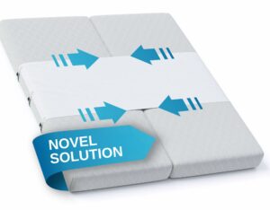 Twin to King Bed Converter | No Slipping | Innovative Solution as Bed Bridge for Couples & Families | Split King Gap Filler for Adjustable Bed, Installed in < 5 Min product image