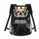 SMONT Dog Backpack Carrier Pet Lightweight Dog Carrier Backpack Small Dog Front Backpack Breathable Dog Carriers for Small Dogs with Safety Belt for Outdoor Hiking Travel Use S (2-7 lbs) Black Small Black product image