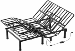 SunsGrove Cal King Adjustable Bed Base, Wired Remote Control, Independent Head and Foot Incline, Electric Bed Frame Base, Adjustable Bed Leg with 2 Height Options, Easy Assembly California King product image