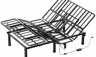 SunsGrove Cal King Adjustable Bed Base, Wired Remote Control, Independent Head and Foot Incline, Electric Bed Frame Base, Adjustable Bed Leg with 2 Height Options, Easy Assembly California King product image