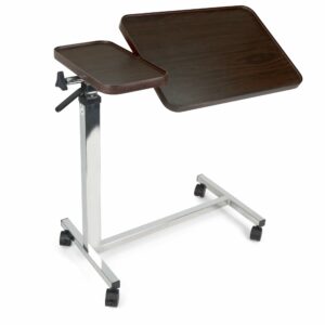Vaunn Tilt Top Overbed Table, 1 Count (Pack of 1), Brown Matte product image