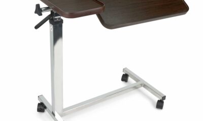 Vaunn Tilt Top Overbed Table, 1 Count (Pack of 1), Brown Matte product image