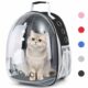 Pet Backpack Carrier with Harness Backpack with Bubble Clear Front for Cats, Small Dogs, Bunnies etc with Harness Included, Pet Carrier for Traveling, Walking, Hiking and Outdoor Activities Black product image