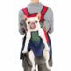 Lifeunion Legs Out Dog Carrier Backpack Hands-Free Adjustable Pet Travel Carrier for Small Medium Dogs Cats Motorcycle Hiking Walking (Green+Blue) product image