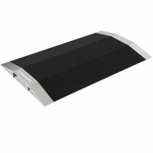 Ruedamann 1.5“ Rise Bridge Threshold Ramp, Wheelchair Ramp with Detachable Supporting Frame and Non-Slip Surface, Aluminum Door Ramps for Wheelchairs, Stairs, Vans, Scooters, Steps product image