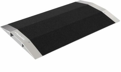 Ruedamann 1.5“ Rise Bridge Threshold Ramp, Wheelchair Ramp with Detachable Supporting Frame and Non-Slip Surface, Aluminum Door Ramps for Wheelchairs, Stairs, Vans, Scooters, Steps product image