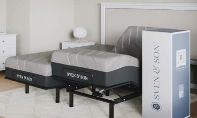 Sven and Son Essential Adjustable Bed Base (Frame) + 10 inch Memory Foam Matt (Firm), Easy Assembly, Head and Foot Lift, Memory Positions, Zero Gravity, Wireless Remote - Split King Split King Adjustable Base + 10" Firm product image