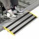 3" Rise Door Threshold Ramps for Doorways, Stable Yellow Edge, Aluminum Wheelchair Ramp for Home Steps, Adjustable Modular Entry Ramp for Scooters, Power Chairs, 880LBS Load Capacity 3"-Rise product image