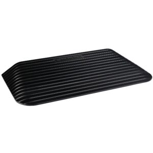 3" Rise Threshold Ramps Doorway, Wheelchair Ramp with Non-silp Surface, 4400 LBS Capacity, Solid and Portable, for Steps, Driveway and Curb Black 35.5" x 18.3" x 3" product image