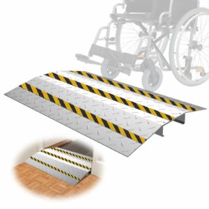 yeezoo 31.5"L Metal Threshold Ramp for Wheelchairs