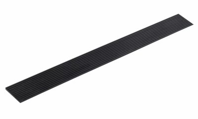 Threshold Ramp 0.3" Rise, 35.4" Wide Non-Slip Rubber Door Entry Ramp Doorways Driveways Bathroom Raised Landings for Wheelchairs, Scooters, Walkers and Power Chairs product image
