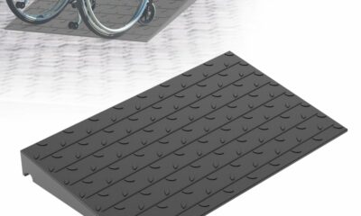 3.5" Rise Rubber Threshold Ramp for Doorways, 36" Wide Wheelchair Ramp 5500 Lbs Capacity, Entry Curb Ramp with Non-Slip Surface, for Wheelchairs, Scooter, Power Chairs, Driveways product image