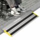 2" Rise Door Threshold Ramps for Doorways, Stable Yellow Edge, Aluminum Wheelchair Ramp for Home Steps, Adjustable Modular Entry Ramp for Scooters, Power Chairs, 880LBS Load Capacity 2"-Rise product image