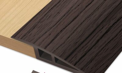 Floor-Transition-Strips Self Adhesive 72 inch Door-Threshold, Threshold 3/4''~4/5'', Thresholds Ramps for Doorways, Wheelchair Ramp, Edge-Reducer Vinyl-Transition-Strip for Door/Floor Black Walnut 0.8'' (H) 72''(L) product image
