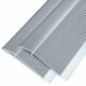 Aluminum Floor Transition Strip, Threshold Ramps for Doorways, Bridge The Height Less Than 1.6″, for Tile Hardwood Laminate Vinyl Concrete, Size 36 x 3.9 x 0.35in (Grey，2 Pack) 2 Grey product image