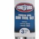 Kingsford Stainless Steel 3-Piece BBQ Tool Set | Tongs, Basting Brush, Spatula | Rust-Resistant Grilling Tools Tong, Basting Brush, and Spatula 3 Count product image