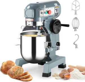 Towallmark Commercial Mixer 15QT 600W 3-Speed