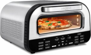Gourmia 1800W Countertop Pizza Oven with Pizza Stone