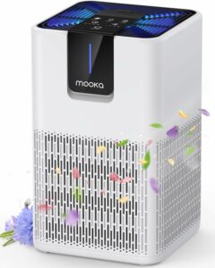 MOOKA H13 HEPA Air Purifier for Large Room up to 1250 Sq Ft