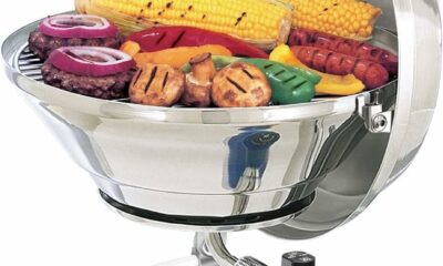 Magma A10-205 Marine Kettle Portable Gas Grill - Stainless Steel BBQ for Boats - Wind-Resistant Design, Safe Propane Connection, Stay Cool Handle - 15" Diameter 15" Diameter Kettle Gas Grill product image