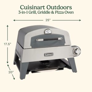 Cuisinart Portable 3-in-1 Grill, Griddle, and Pizza Oven, Perfect for BBQs product image
