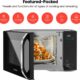 Chefman MicroCrisp Countertop Digital Microwave Oven, Unique "Cook & Crisp" Power Combo, 1.0 Cu Ft, Dual-Cook 1000W Microwave + 1500W Crisper, 6 Touch Presets, Digital Display, Stainless Steel Handle 1.1 Cu. Ft - MicroCrisp product image