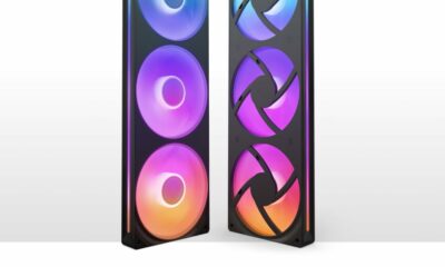 NZXT F360 RGB Core - 360mm Single-Frame Fan Unit with 3 x 120mm RGB Fans - Speed & Lighting Control - High Static Pressure & Airflow - Fluid Dynamic Bearings - 8 aRGB LEDs Per Fan - Black 360mm RGB Core Black product image
