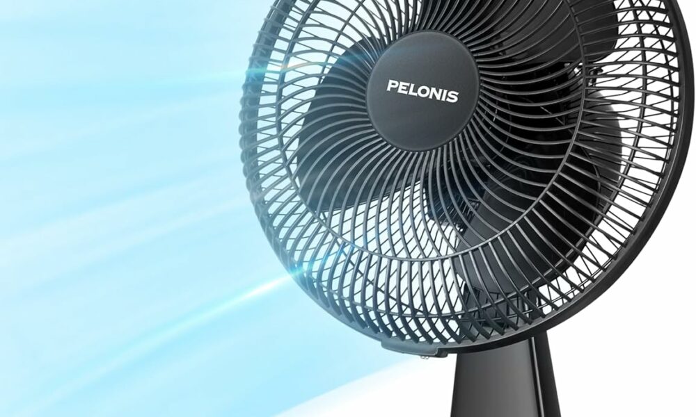 PELONIS 12-Inch Oscillating Table Fan product image