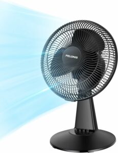 PELONIS 12-Inch Oscillating Table Fan product image
