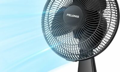 PELONIS 12-Inch Oscillating Table Fan product image