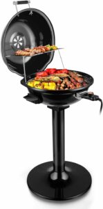 Techwood 1600W Electric Grill with Removable Stand