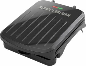 George Foreman GRS040B 2-Serving Indoor Grill & Panini Press
