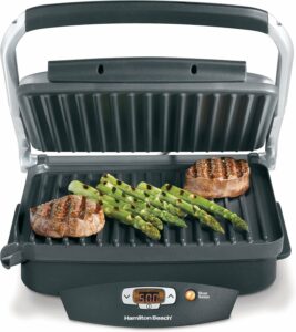 Hamilton Beach 25331 Electric Indoor Grill 100 Sq In