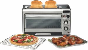Hamilton Beach 31156 2-in-1 Toaster Oven and 2-Slice Toaster product image