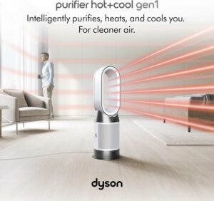 Dyson Purifier Hot+Cool Gen1 HP10 - HEPA Air Purifier, Fan & Heater, 350° oscillation, 10 levels, bladeless (White) HP10 - Black