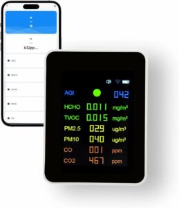 3FP Air Quality Monitor with AQI, CO2, TVOC, PM2.5 & Wi-Fi