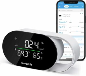 GoveeLife Smart Air Quality Monitor PM2.5 Wi-Fi
